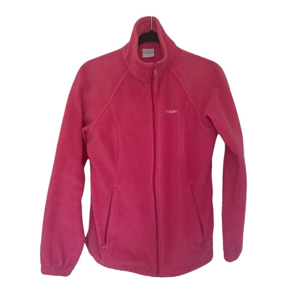 Columbia Hot Pink Fleece Sweater GUC